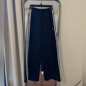 Adidas wide leg track pants